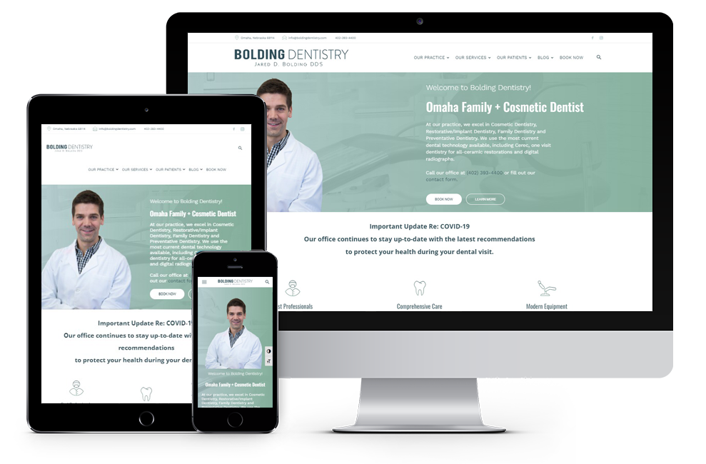 Bolding Dentistry Website Design